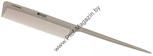 Расческа рабочая с пластиковым хвостиком Dewal SAHARA, 21 см