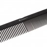 Расческа рабочая DEWAL CARBON black 19 см