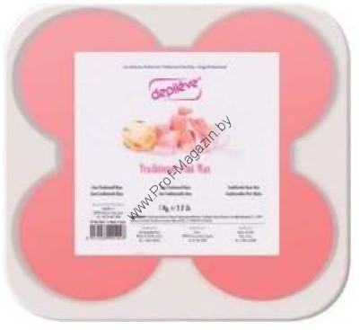 Depileve (Испания) Горячий воск Розовый TRADITIONAL PINK WAX, упаковка 1 кг